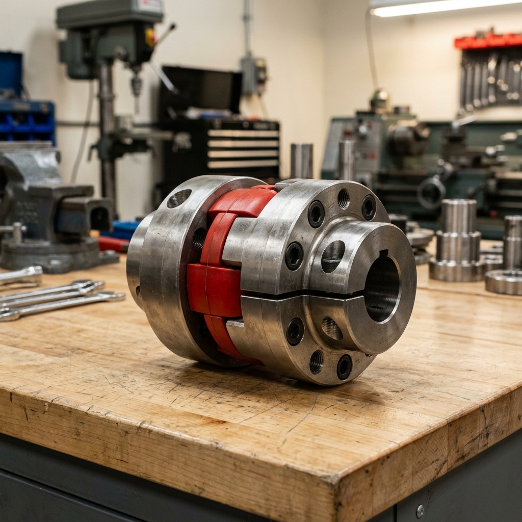 Industrial Flexible Pin and Bush Coupling Assembly